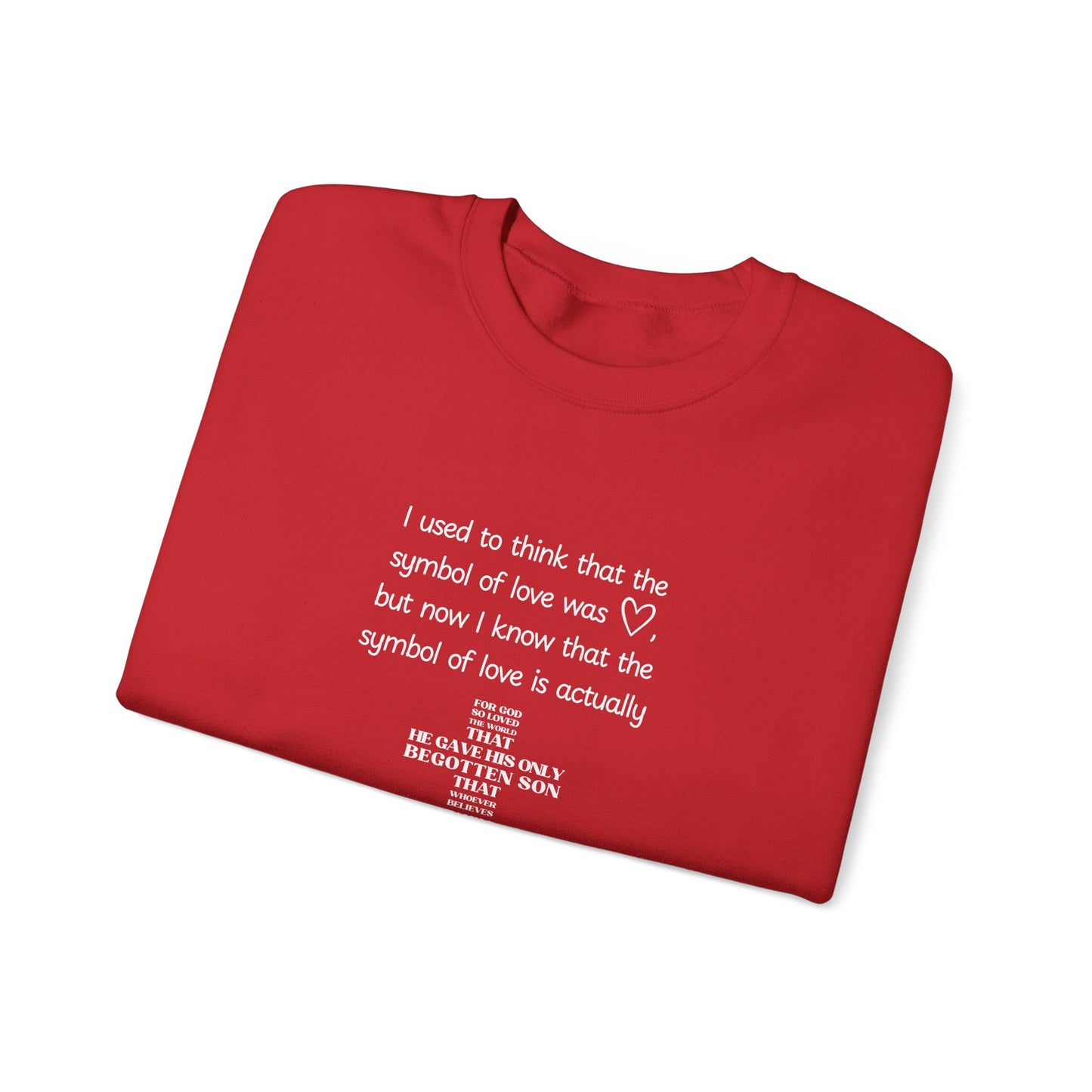 Symbol of Love Crewneck Sweatshirt