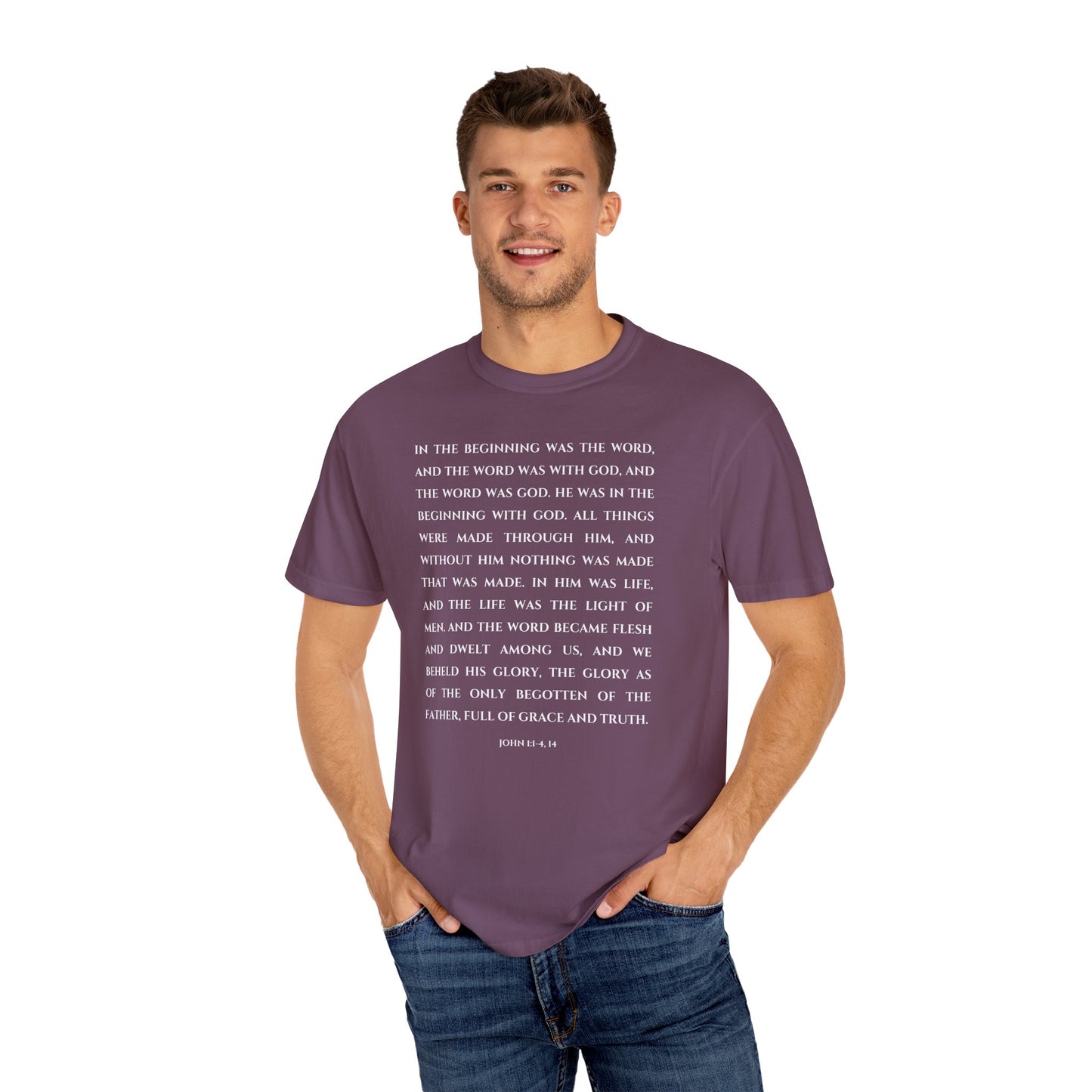 John 1:1-4, 14 T-shirt