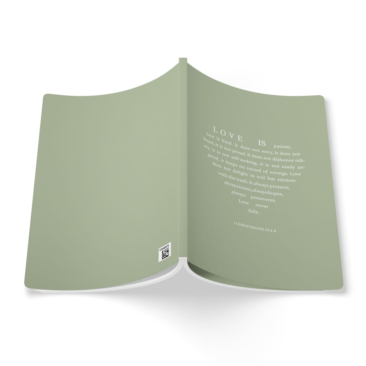 1 Corinthians 13:4-8 Soft Cover Sage Journal