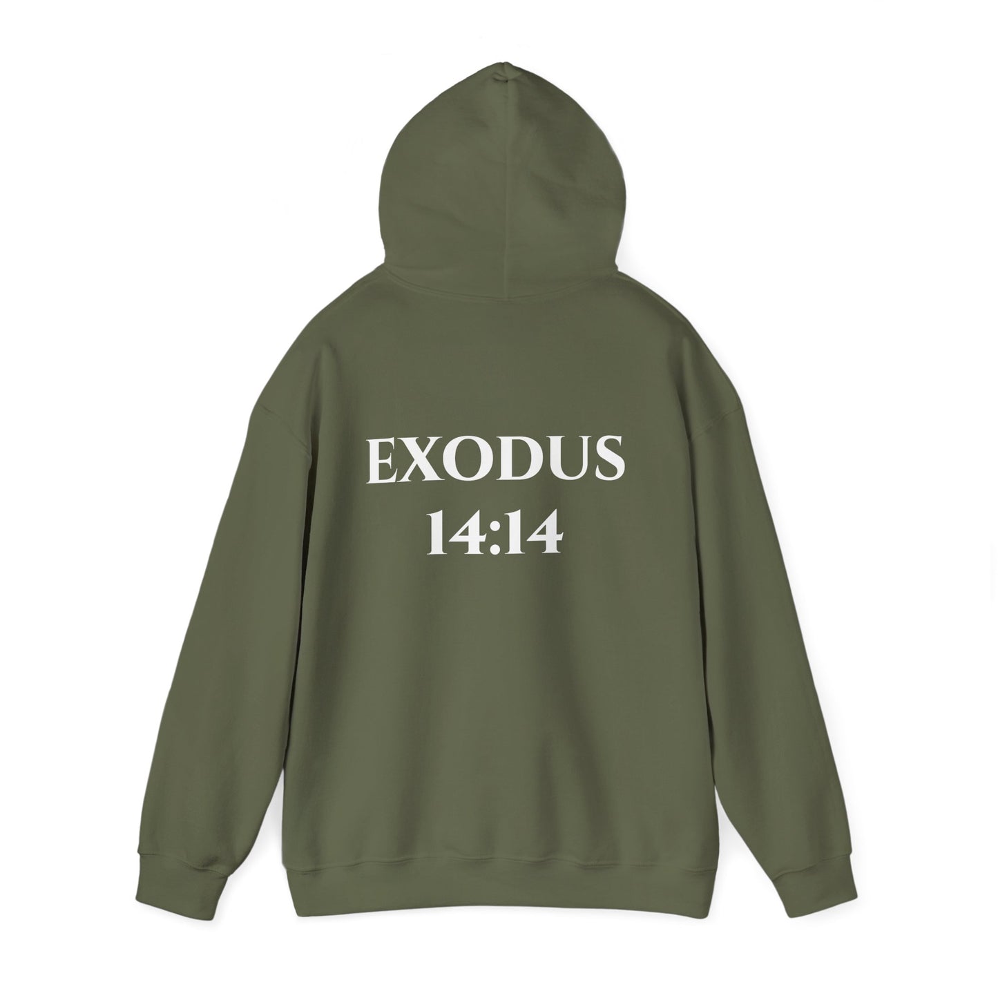 Exodus 14:14 Hooded Sweatshirt