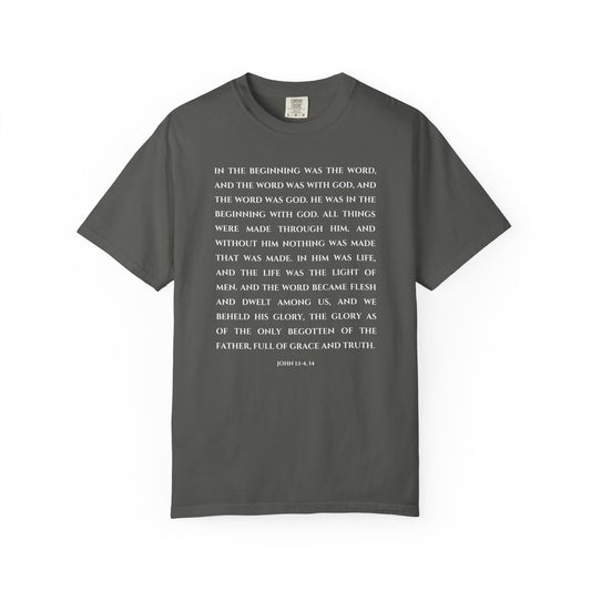 John 1:1-4, 14 T-shirt