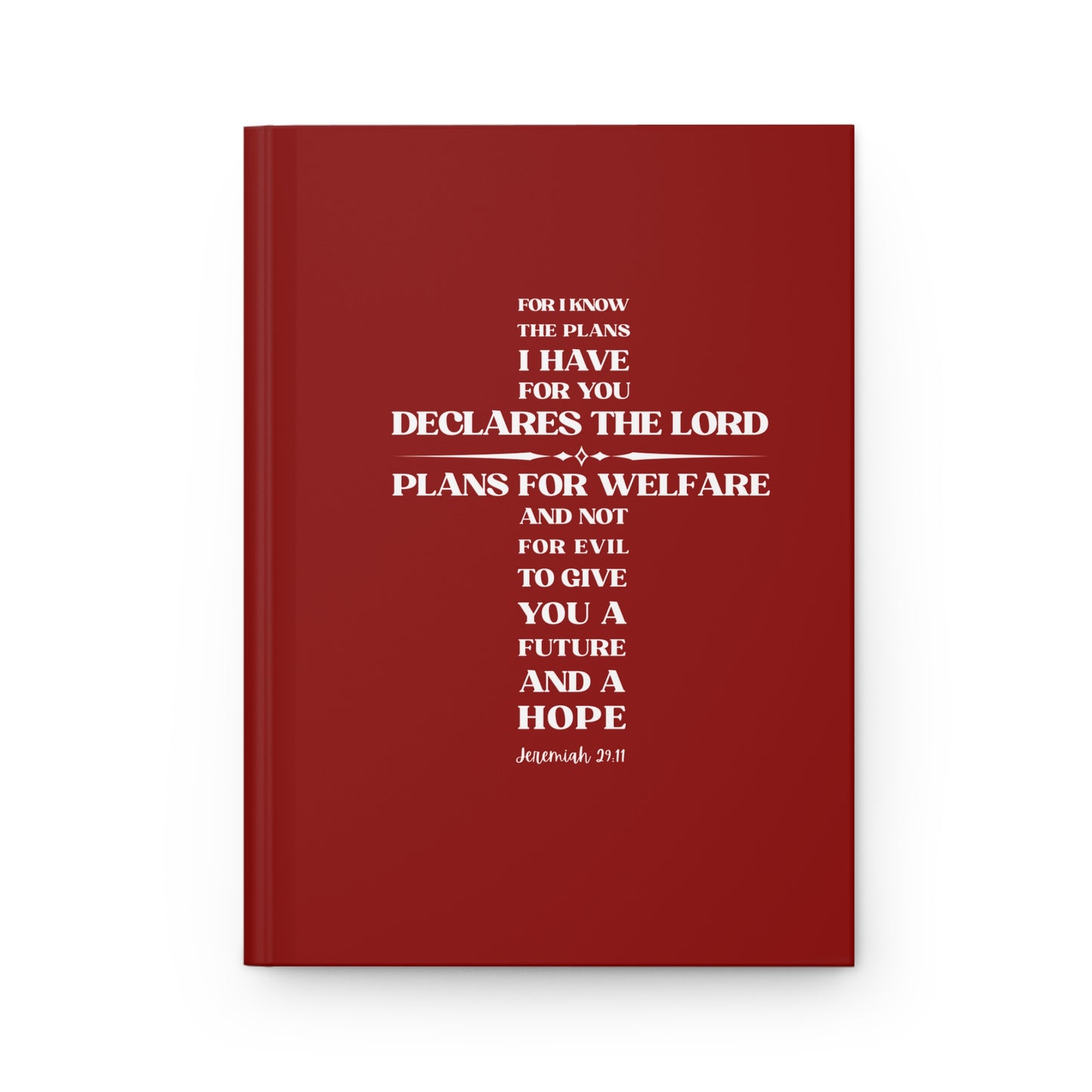 Jeremiah 29:11 Hardcover Journal Matte