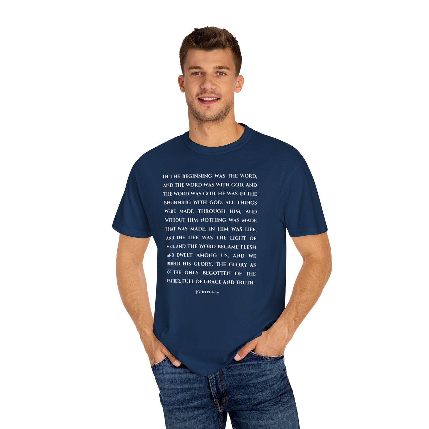 John 1:1-4, 14 T-shirt