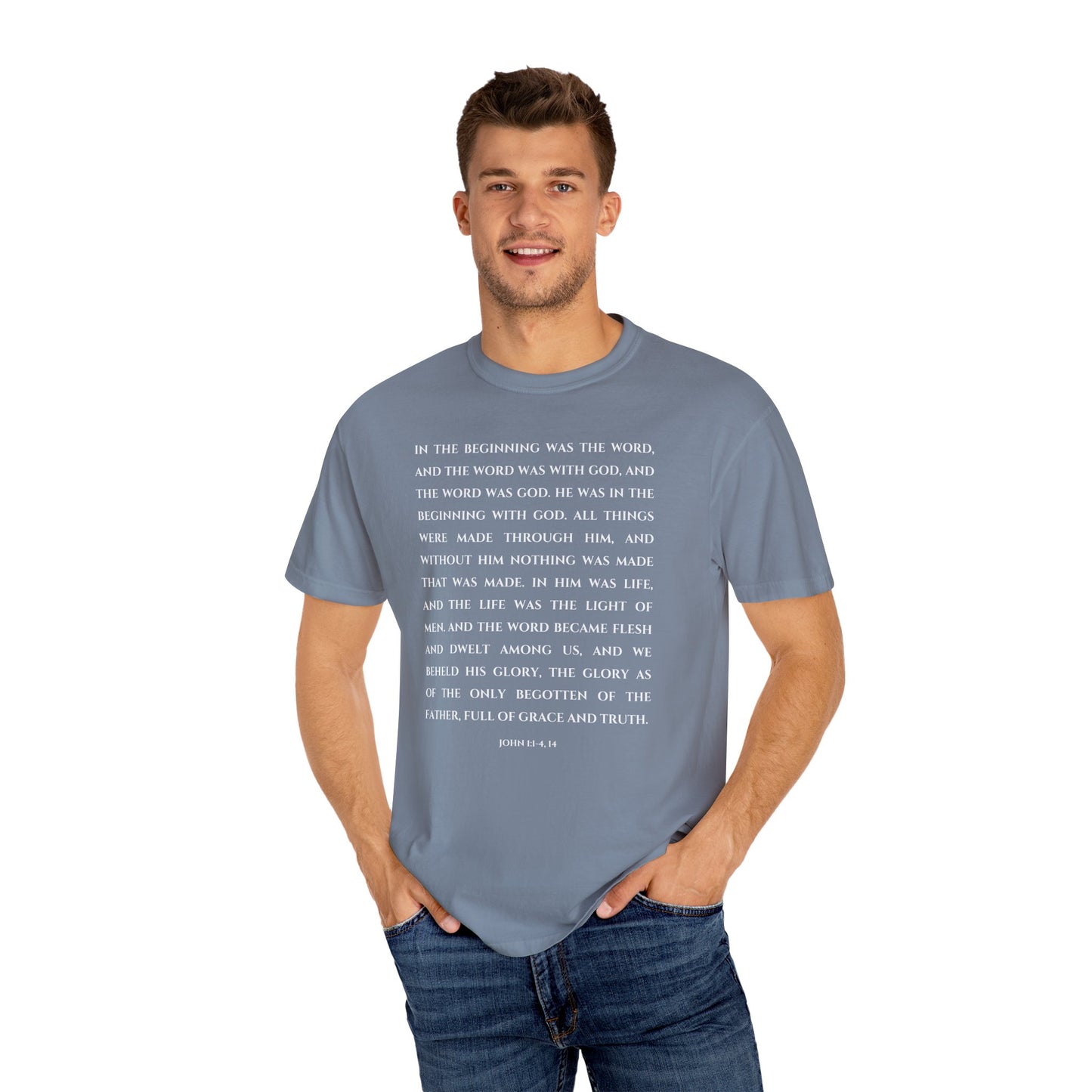 John 1:1-4, 14 T-shirt