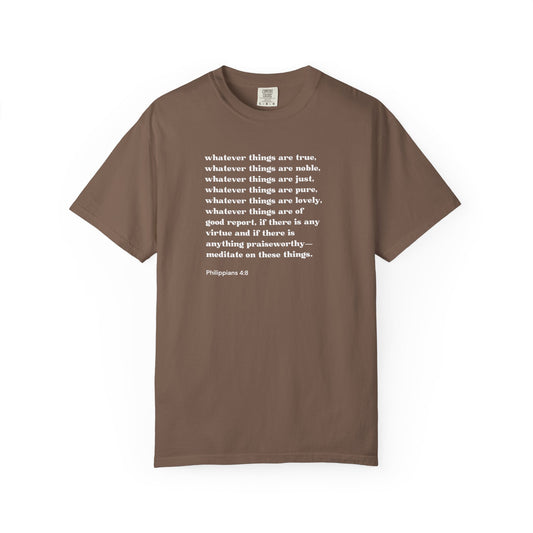 Philippians 4:8 T-shirt