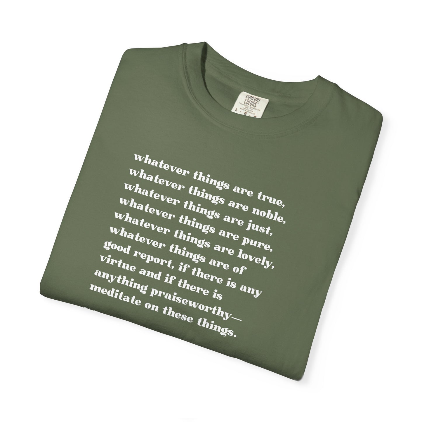Philippians 4:8 T-shirt