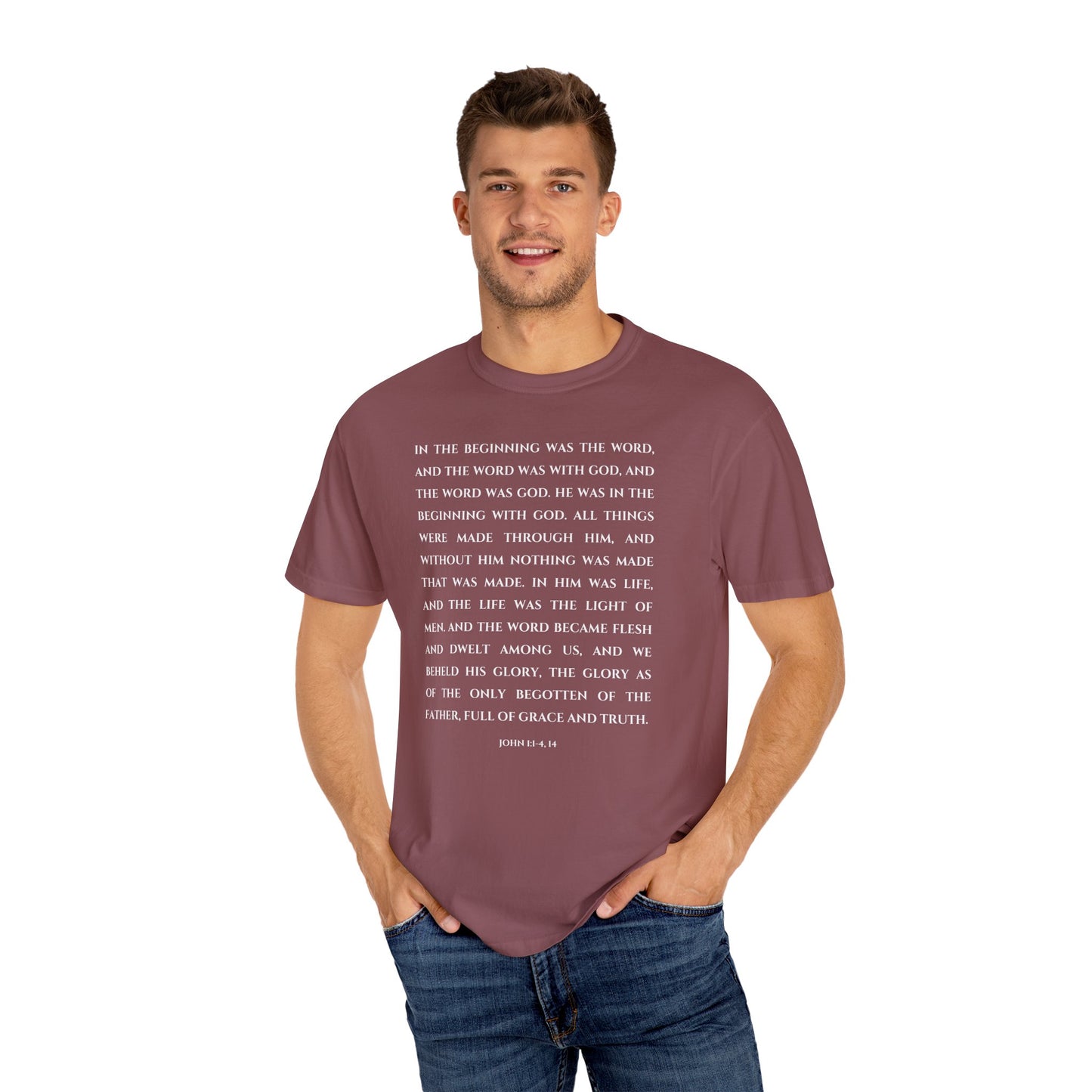 John 1:1-4, 14 T-shirt