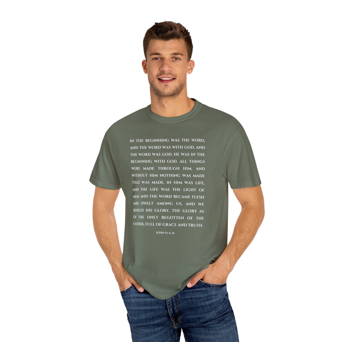 John 1:1-4, 14 T-shirt