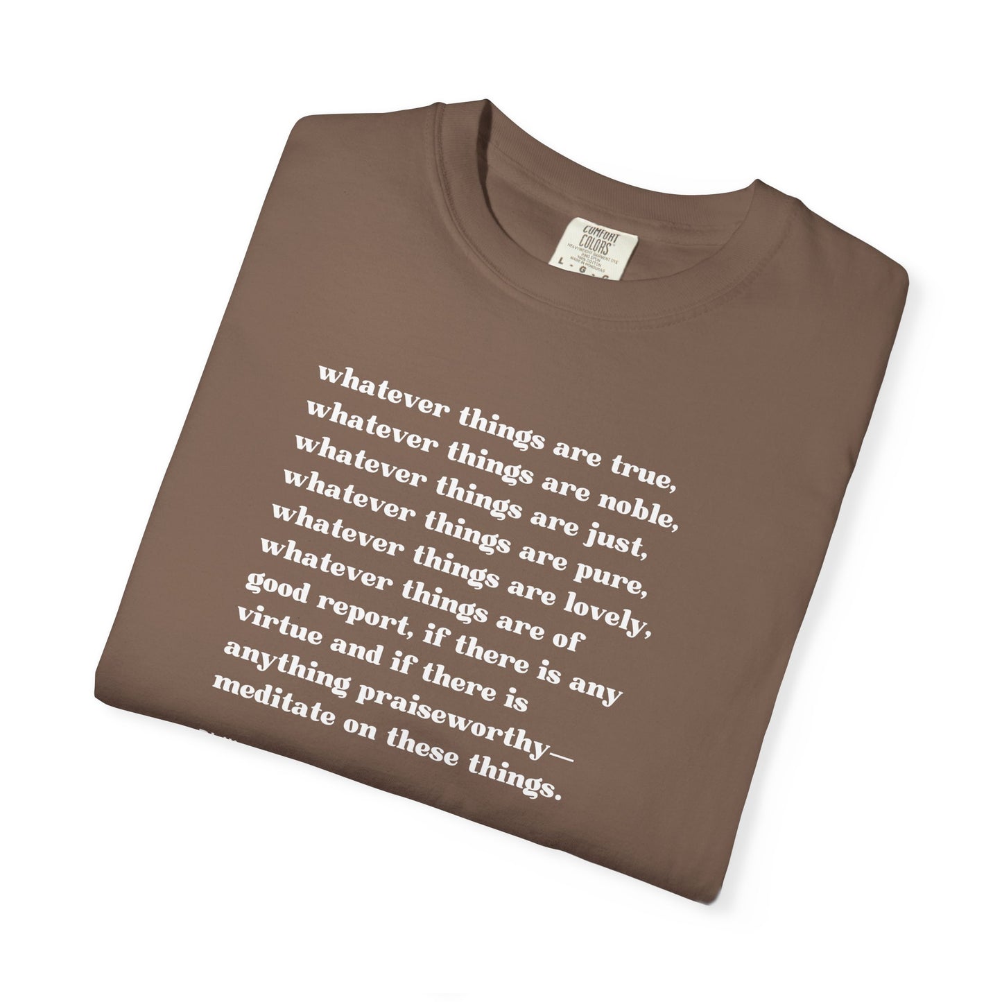 Philippians 4:8 T-shirt