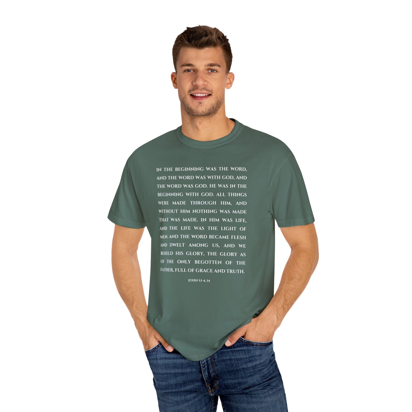 John 1:1-4, 14 T-shirt
