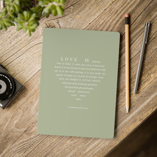 1 Corinthians 13:4-8 Soft Cover Sage Journal