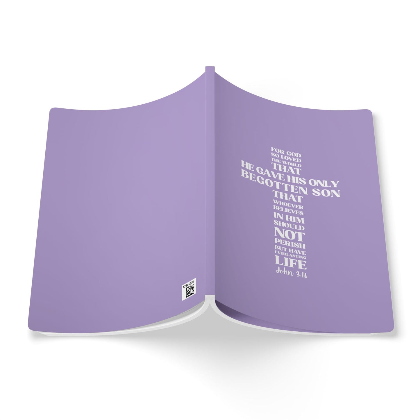 John 3:16 Soft Cover Lavender Journal