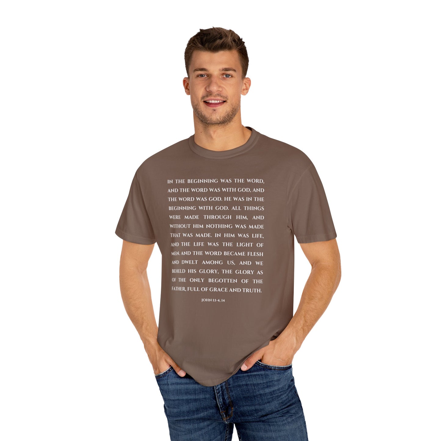 John 1:1-4, 14 T-shirt