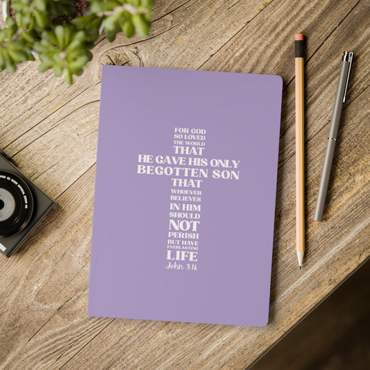 John 3:16 Soft Cover Lavender Journal