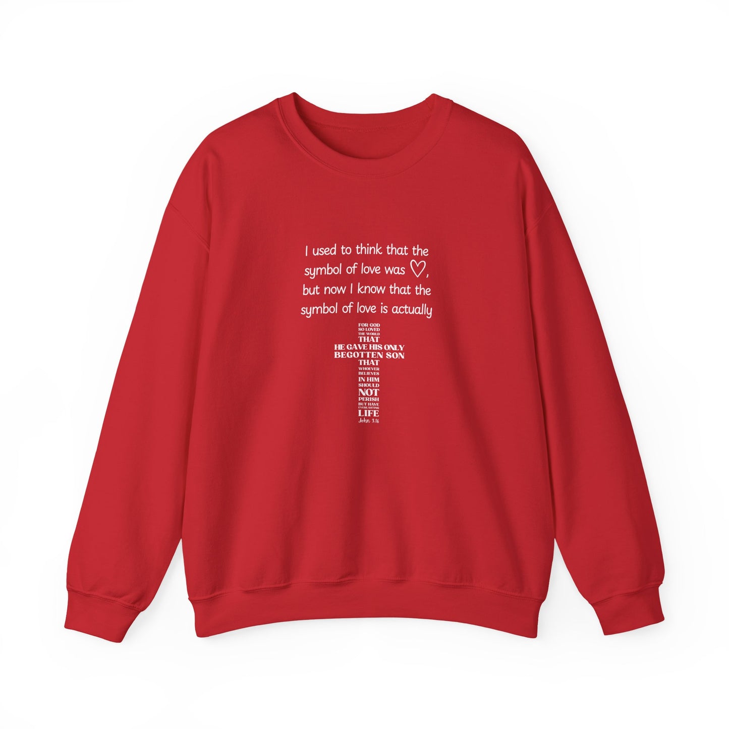 Symbol of Love Crewneck Sweatshirt