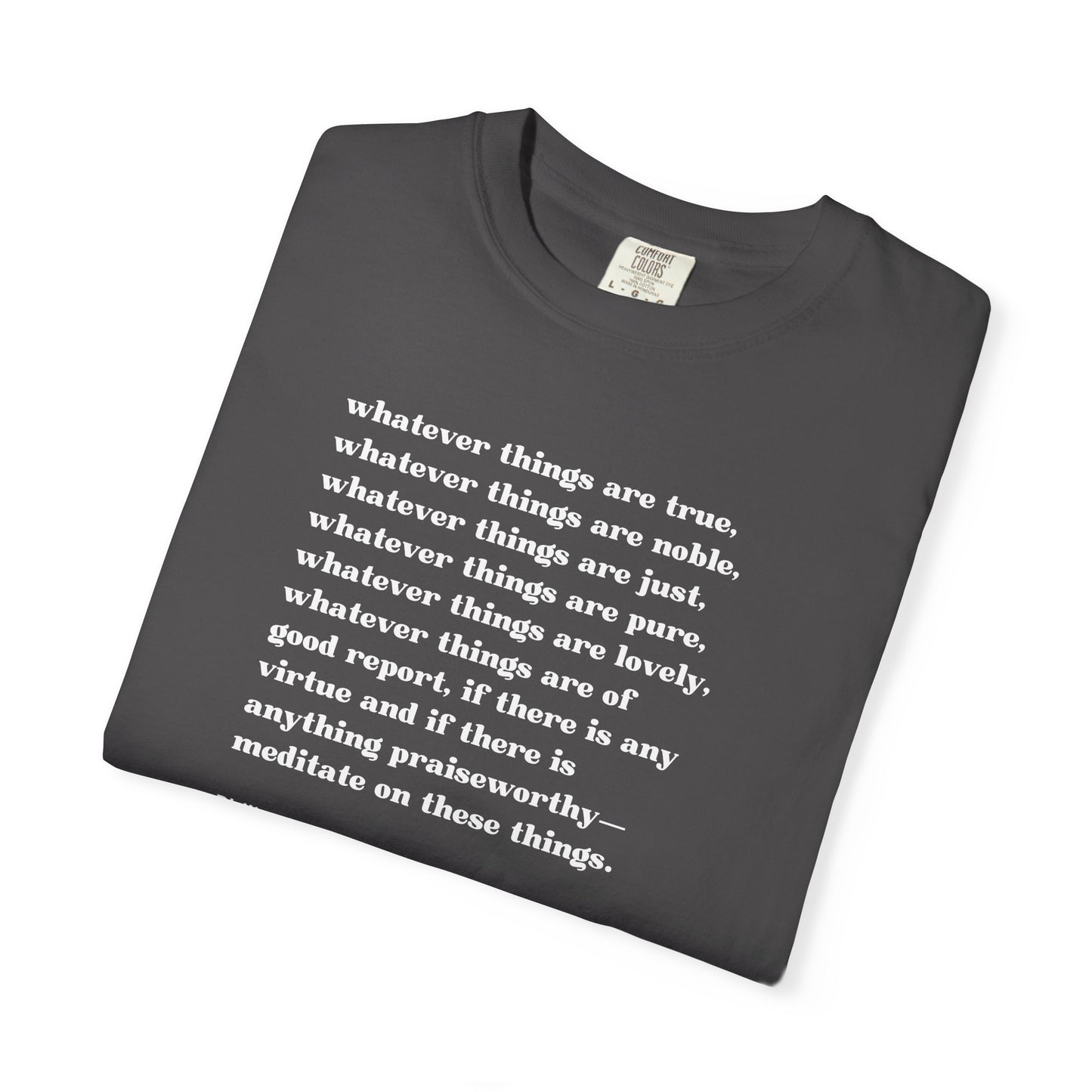Philippians 4:8 T-shirt