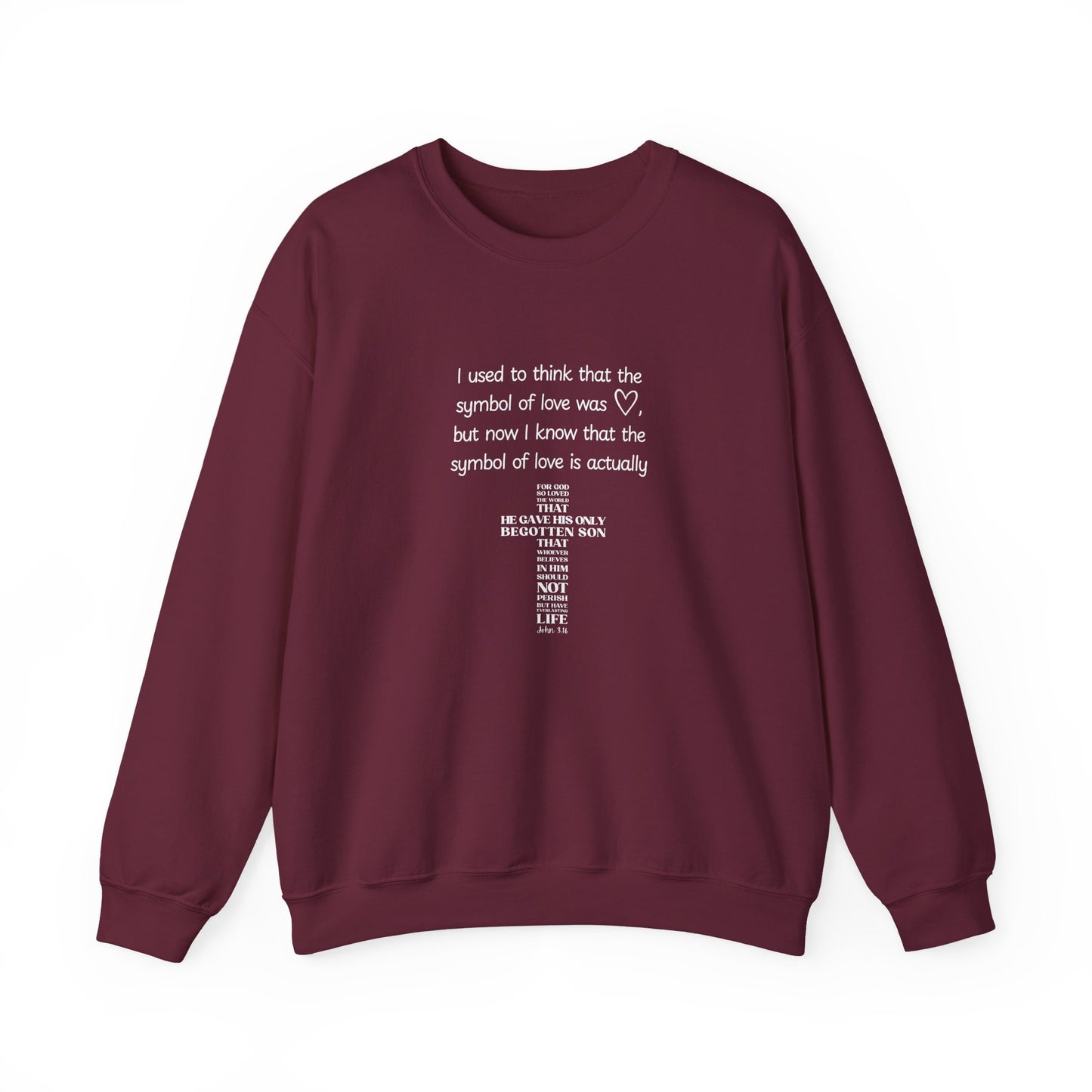 Symbol of Love Crewneck Sweatshirt