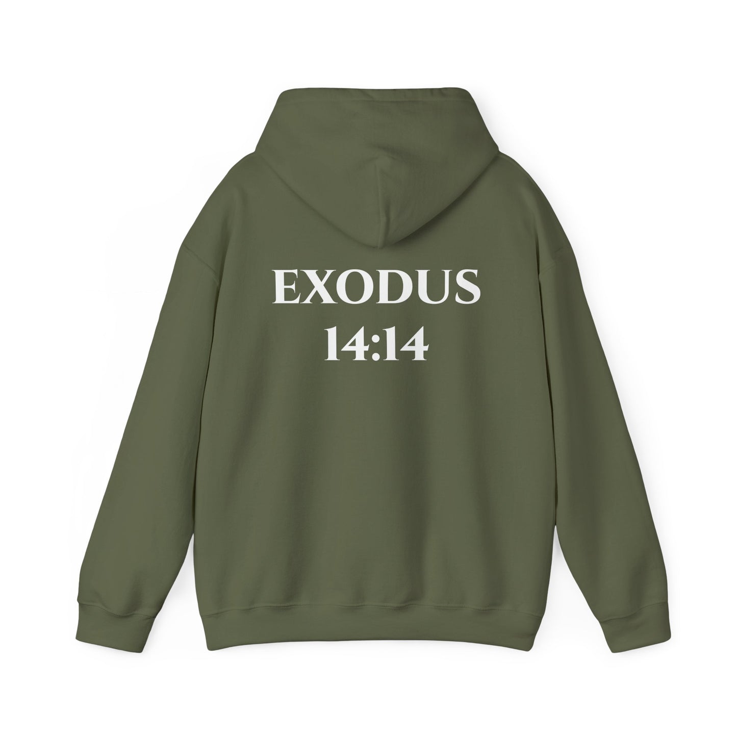 Exodus 14:14 Hooded Sweatshirt