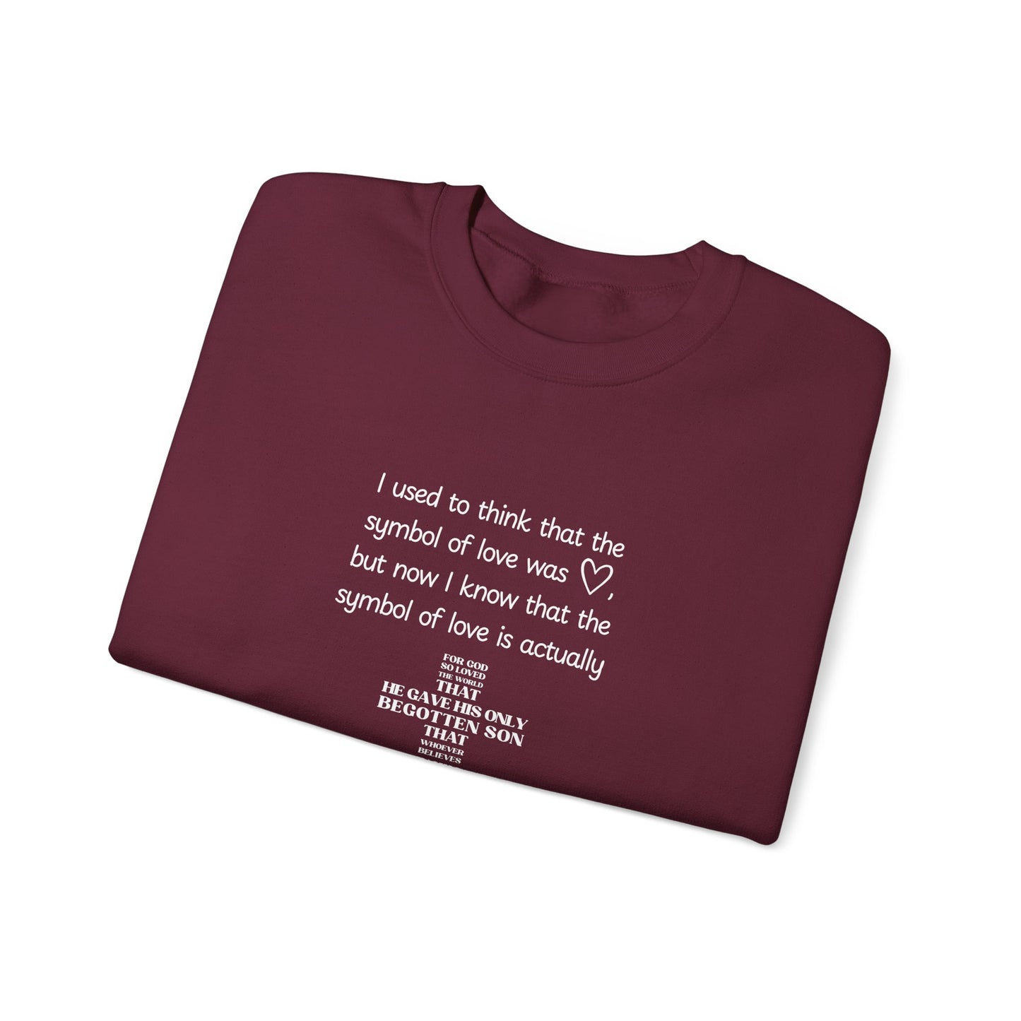 Symbol of Love Crewneck Sweatshirt